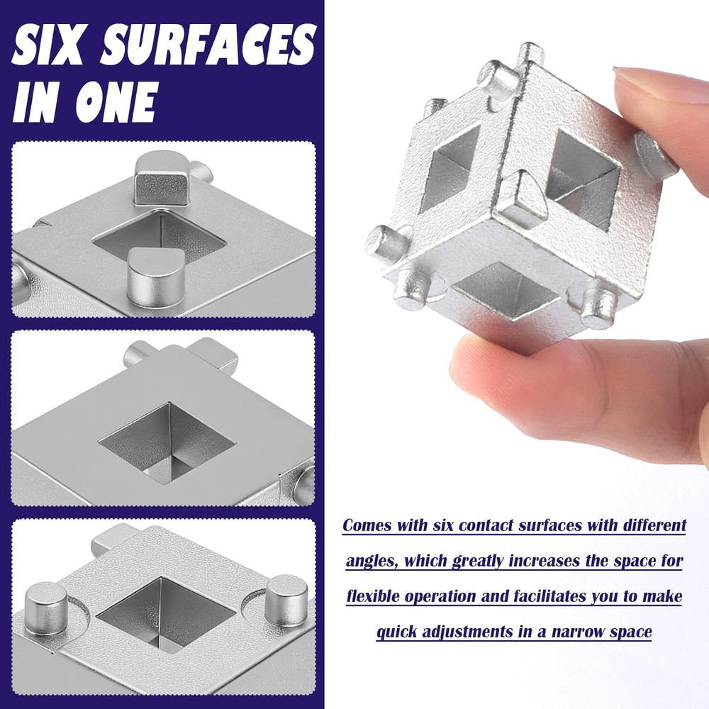 3/8 Inch Disc Cube Brake Caliper Compression Tool,Caliper Piston Compressor Tool