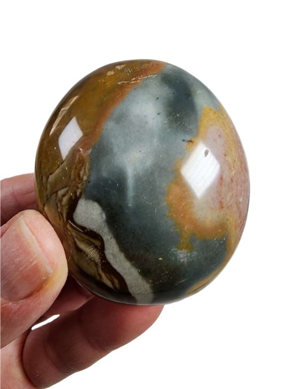Polychrome Jasper Polished Pebble Madagascar 76.3 grams