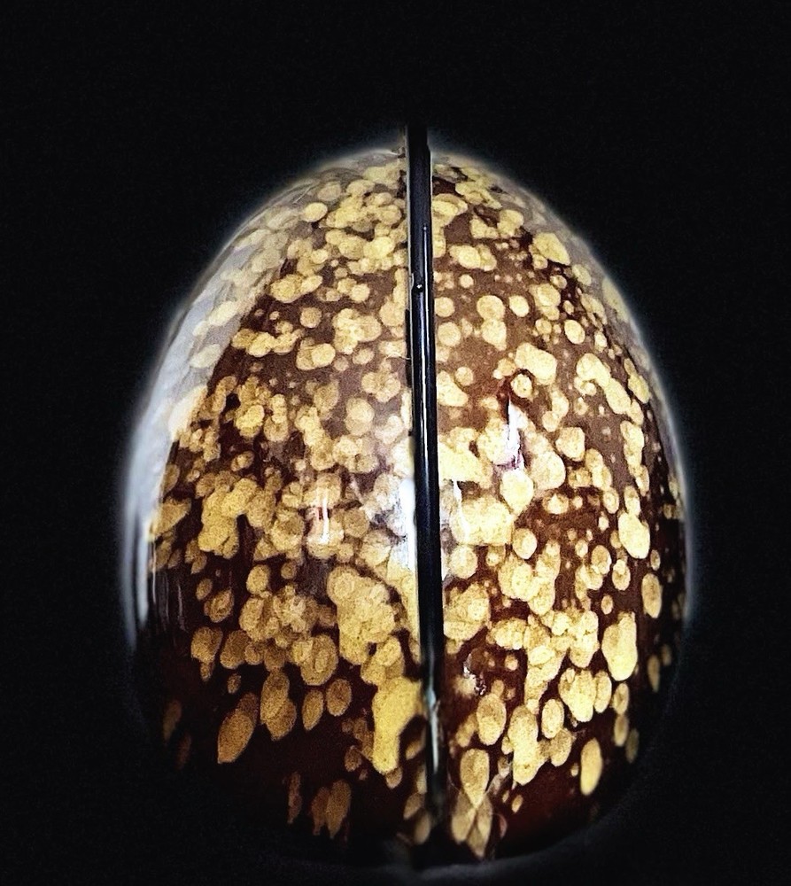Glowing Citrine Geode Hanging Lamp - Natural Amber Light ✨