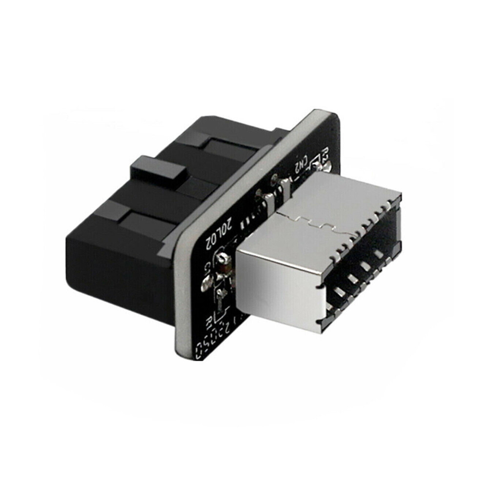 USB3.0 Internal Header to USB 3.1/3.2 Type C Front Type E Adapter 20pin to 19pin