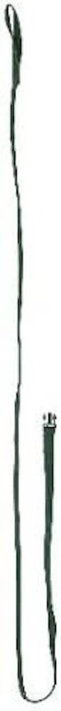 Perri's Cotton Loop End Draw Reins (Black, One Size)