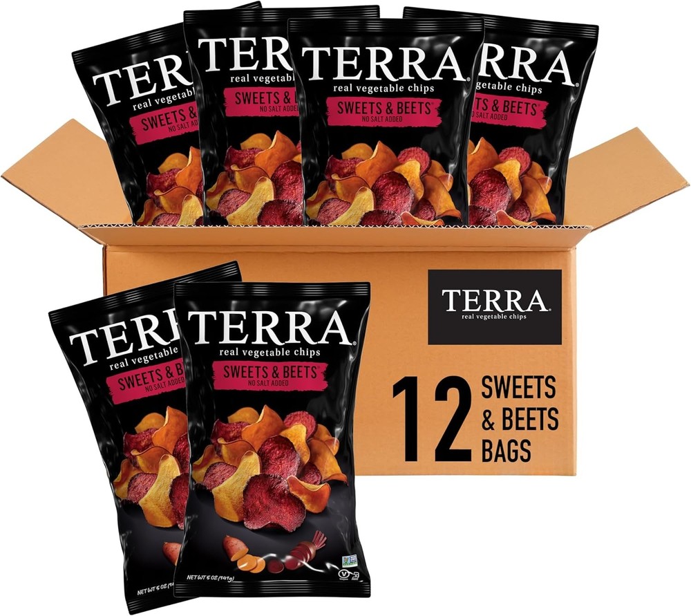 Vetable Chips, Sweets & Beets, No Salt Added,.