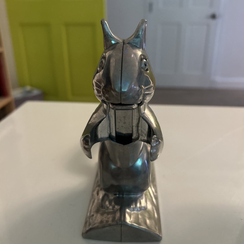 Metal Squirrel Nutcracker Vintage