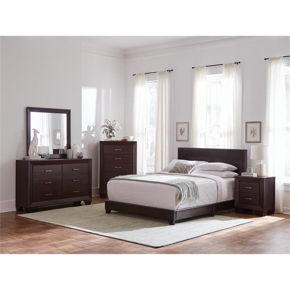 Dorian 4-piece Queen Bedroom Set Dark Cocoa
