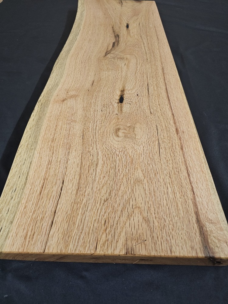 Live Edge Red Oak With Black Epoxy #RO12