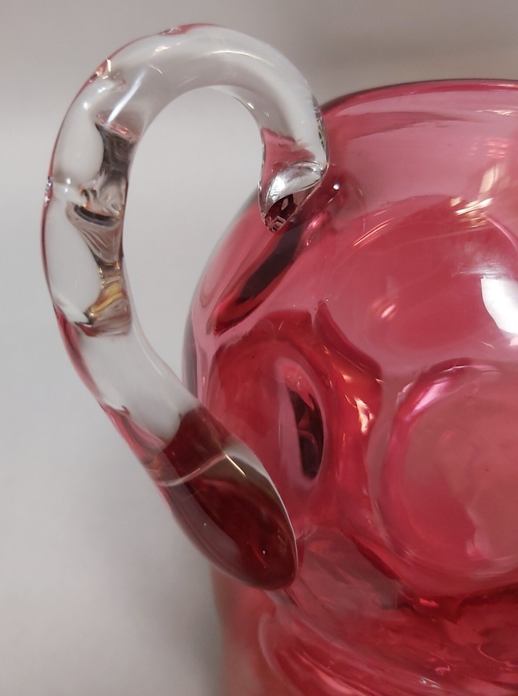 Cranberry Coindot Creamer