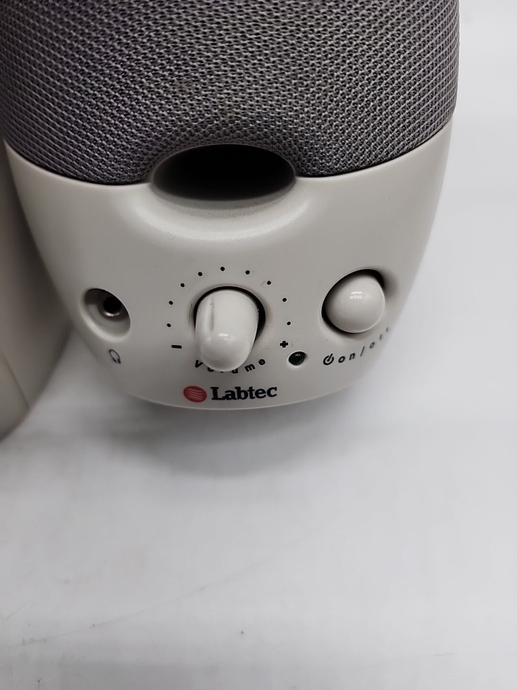 Labtec Spin-45 Multipurpose Stereo Speakers. for CD, MP3, PC Untested