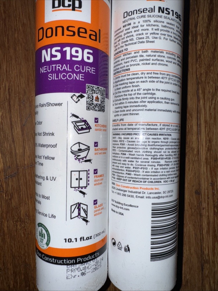 DCP Donseal NS196 Silicone Caulk Sealant