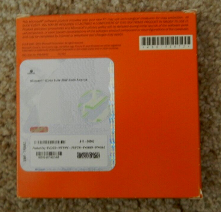 Vintage Microsoft Works Suite 2002 Excellent Condition!