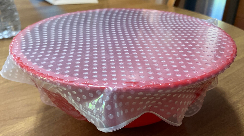 Three Sets Of 12 Stretch Lids
