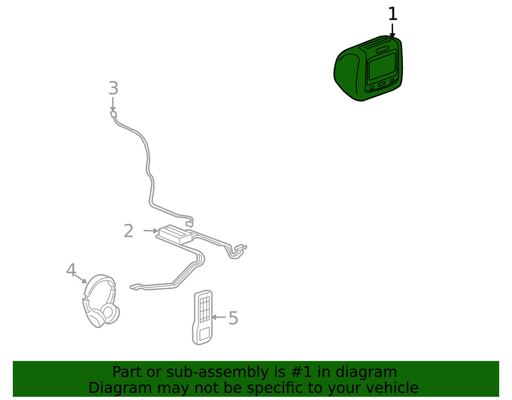 Genuine GM DVD Unit 22840151