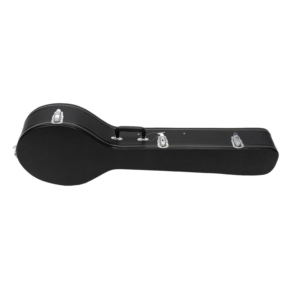 PU Case for Banjos Organizer Hardshell Openback 5-string Banjos Case Black Bag