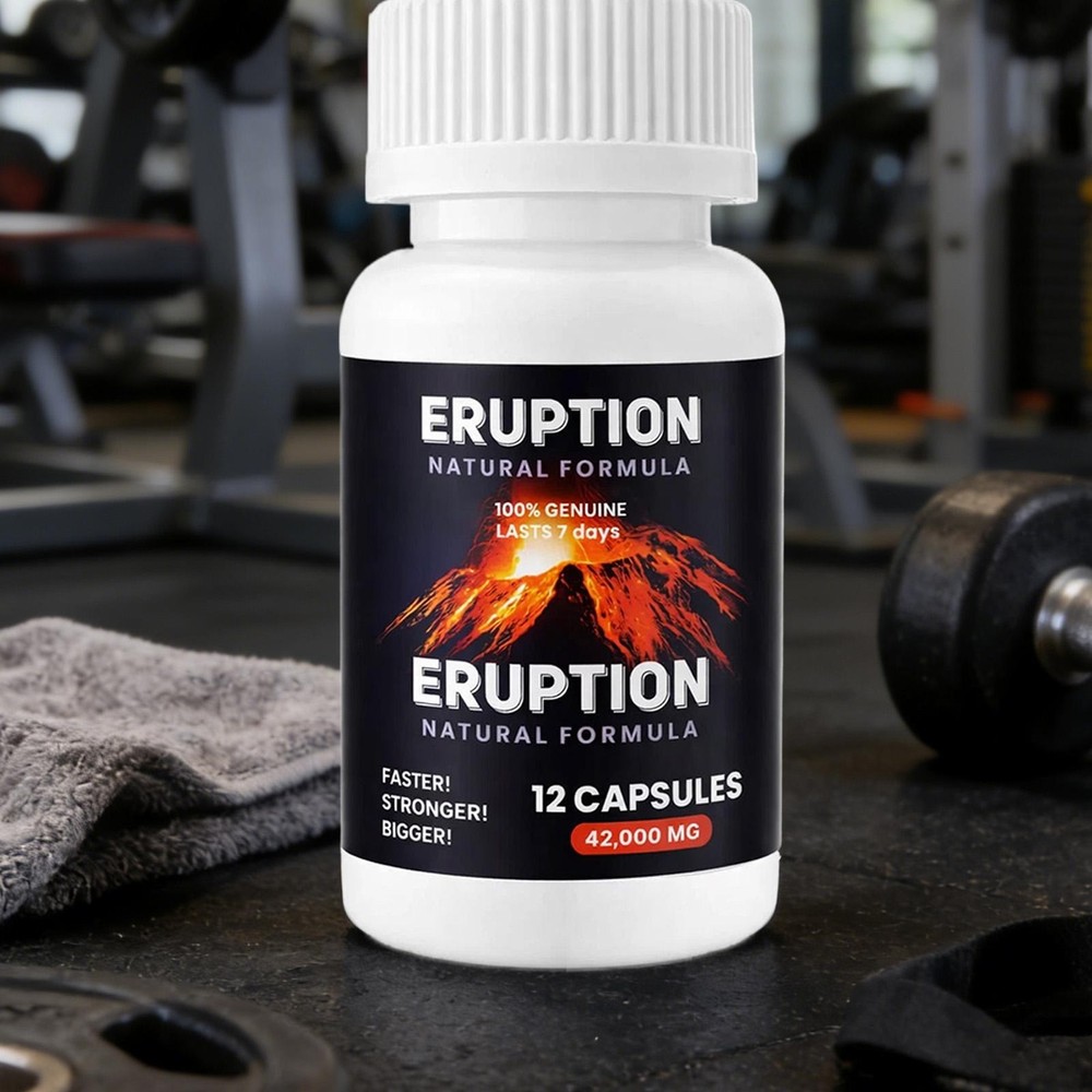 ERUPTION - Male Performance Support – Boost Stamina, Size, Stamina & Vitality