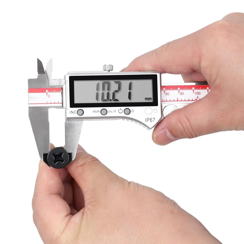 Grade Stainless Steel Digital Caliper, Large Display