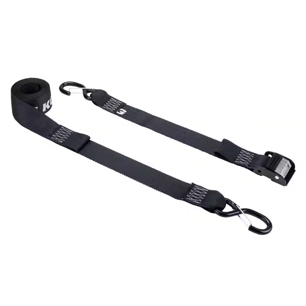 2in.x10ft.Premium Heavy Duty Tie-down Straps Keeper Combat Cambuckle(2-Pack)
