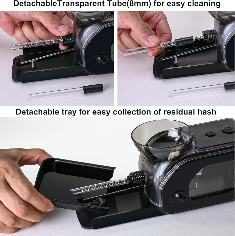 Electric Cigarette/Cone Rolling Machine Set with Manual Sipce Grinder,Automatic
