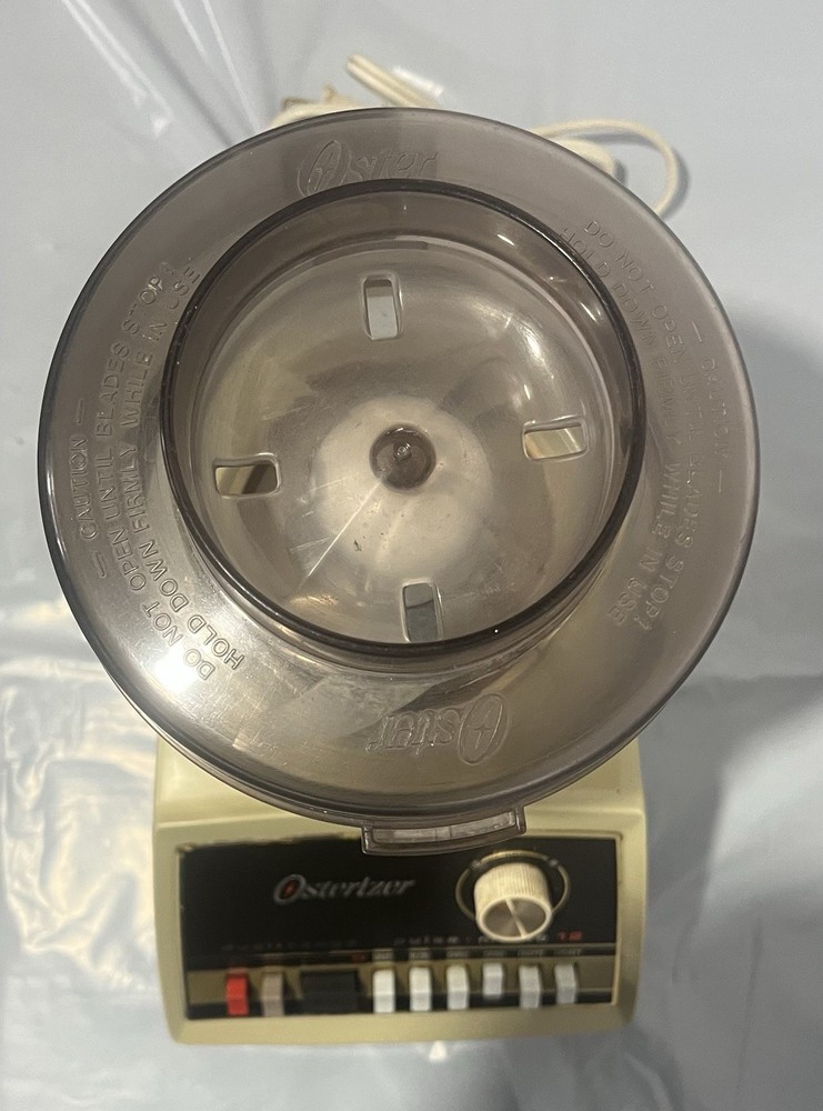 Osterizer Pulse Matic 12 Dual Range Cycle Blender Food Processor Works