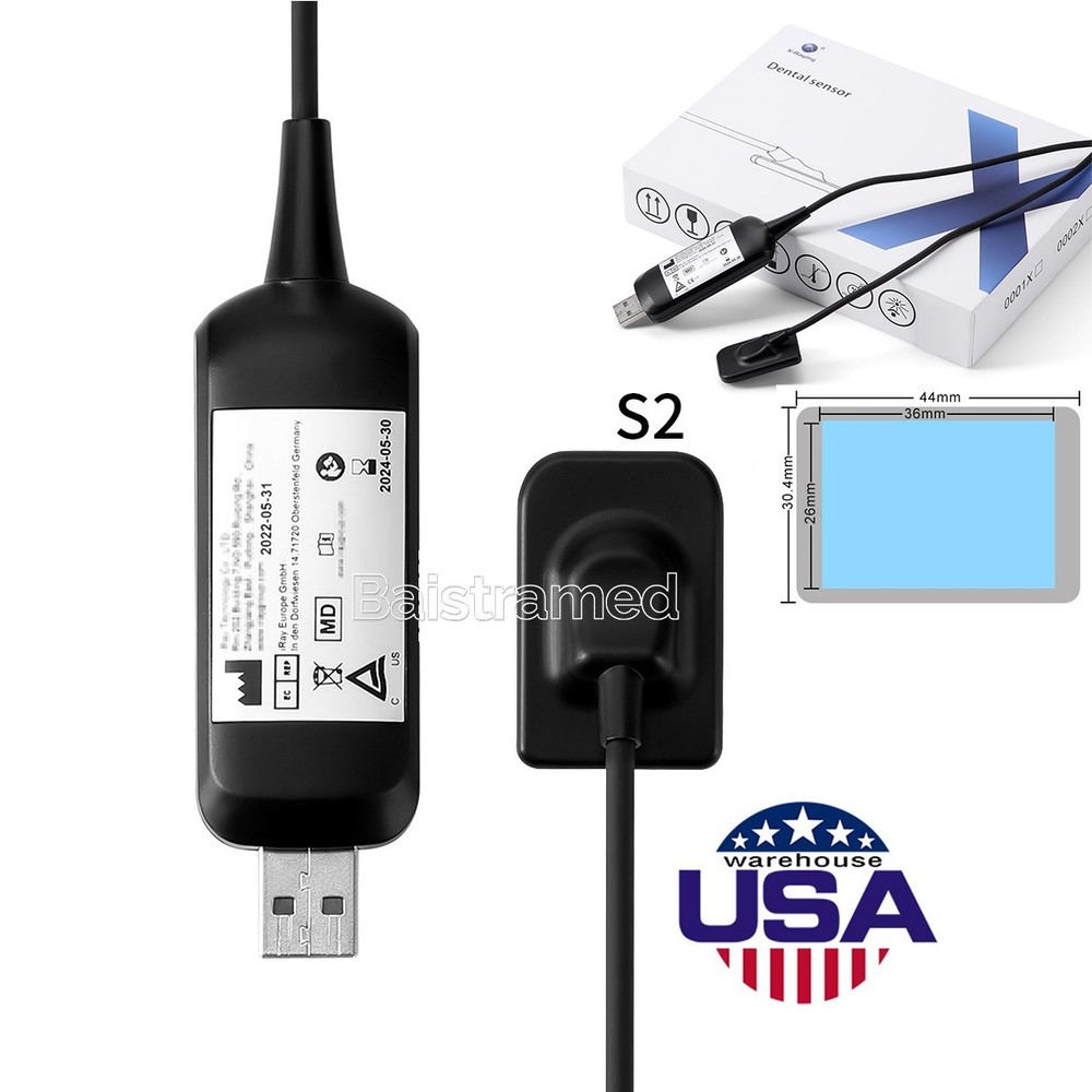 Portable Dental Unit High Frequency Sensor Digital Size 2