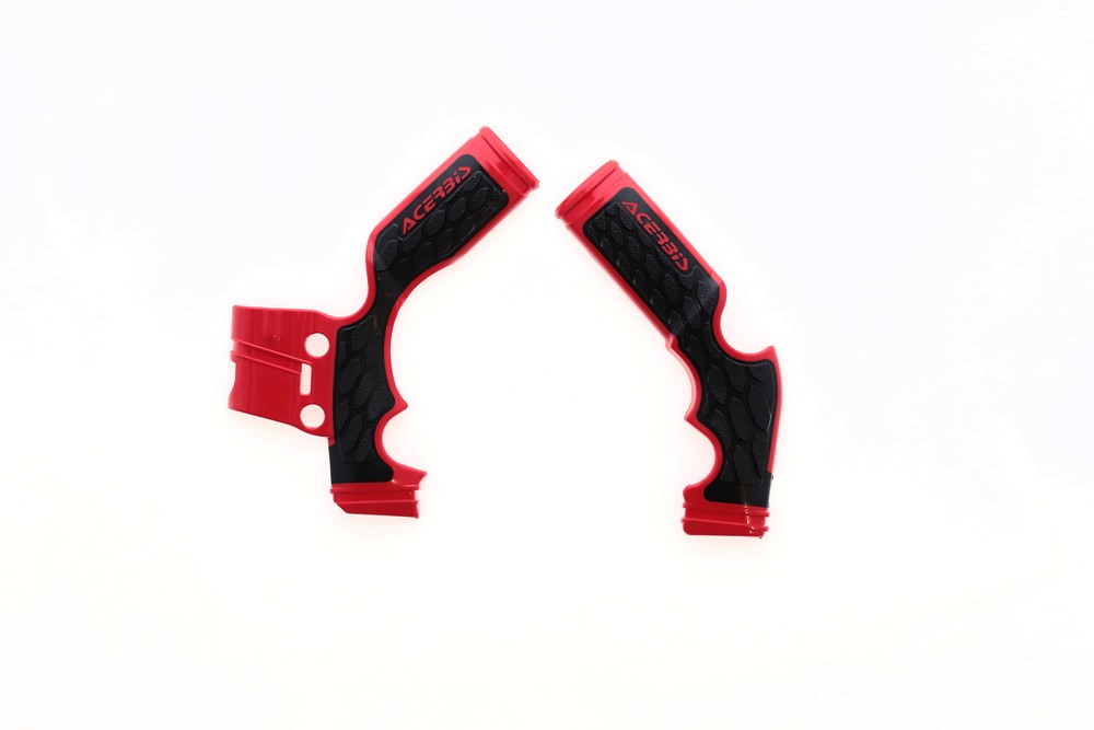 Acerbis - 2688761018 - X-Grip Frame Guard, Red/Black