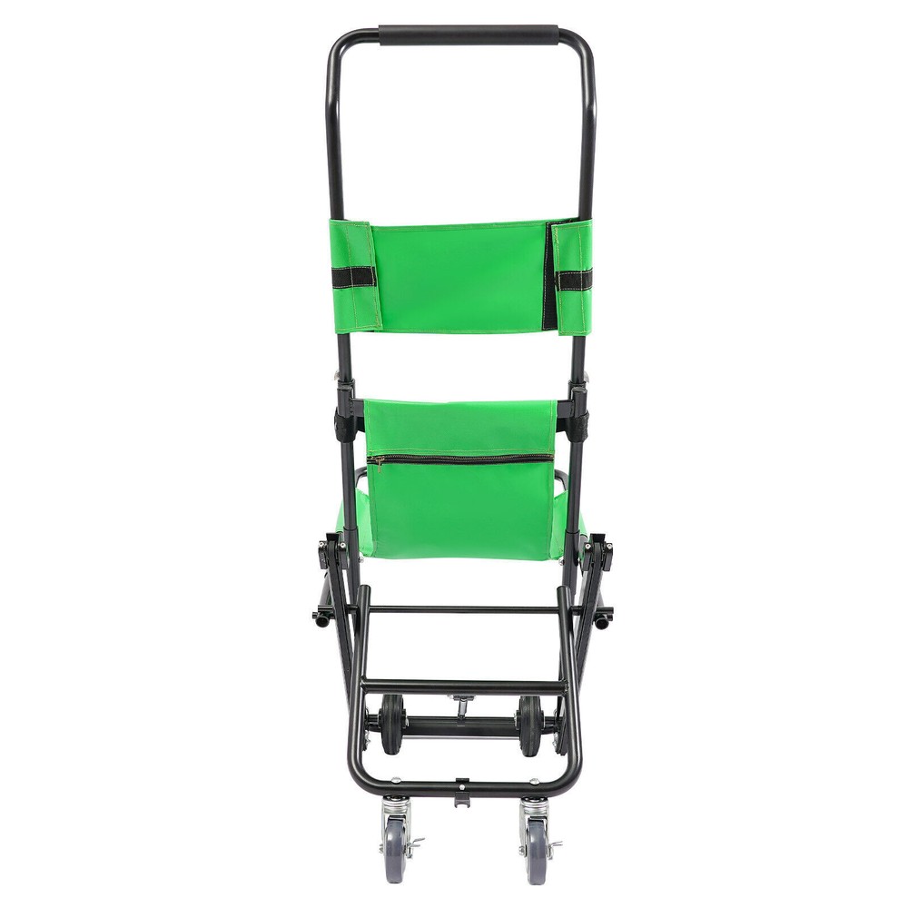 Foldable Emergency Stair Chair with Wheels - Portable Manual Transport Solution