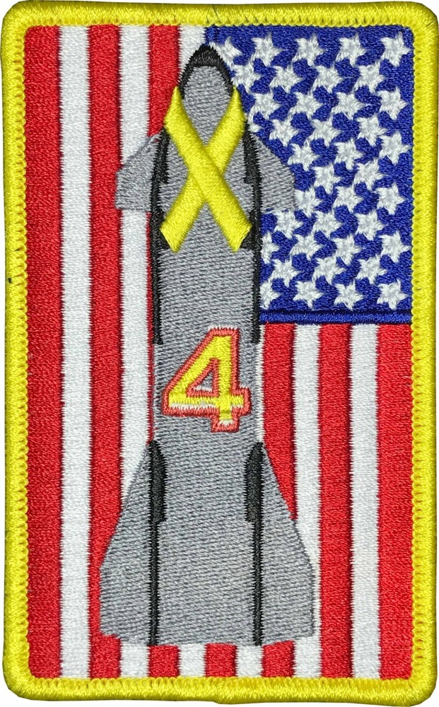 SpaceX Starship Flight 4 Yellow Ribbon patch