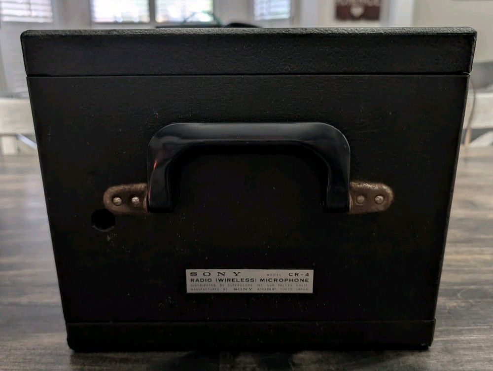 Vintage SONY Transistor Radio Microphone Receiver Model CRR-4 - Untested