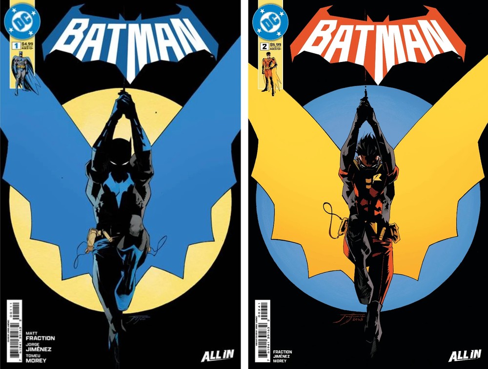 BATMAN #1 & #2 (JORGE JIMENEZ SET)(2025) COMIC BOOKS ~ DC COMICS