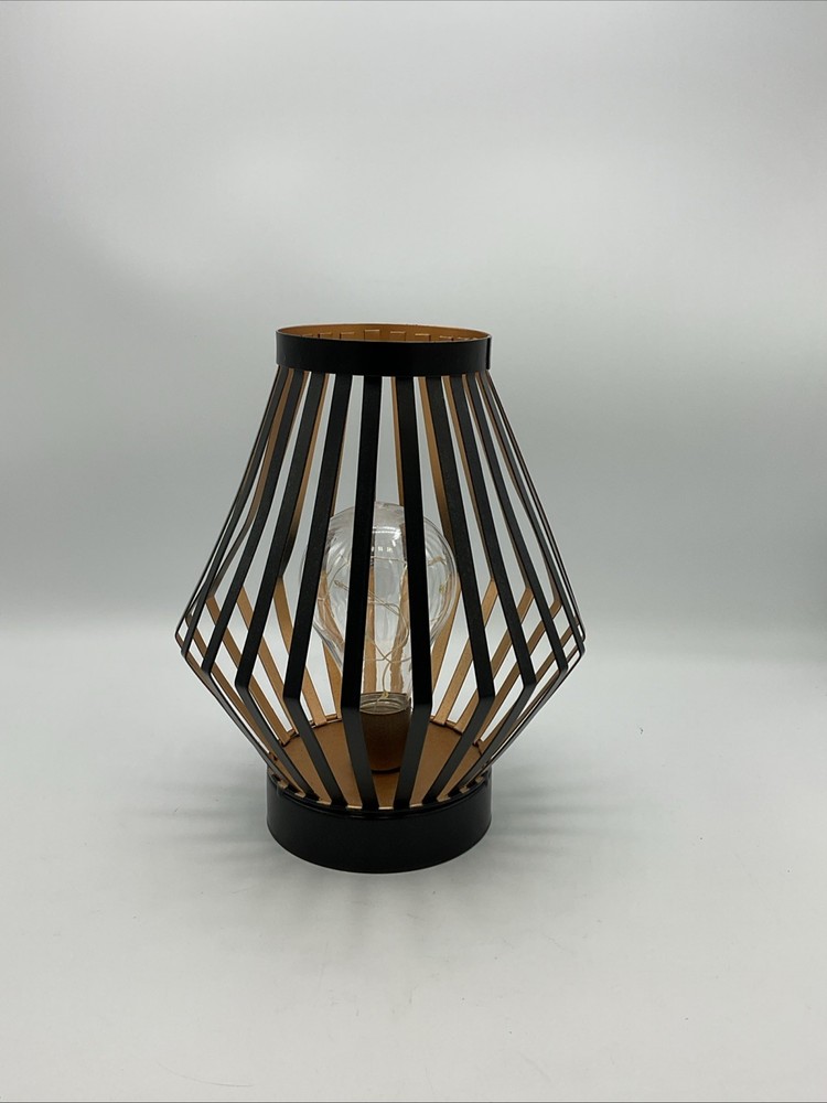 Battery Powered Table Lamp (integrated led Light)9in