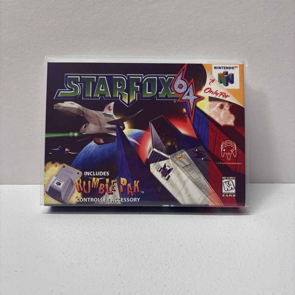 Starfox 64 Universal Game Case for Game Cart *CASE ONLY*