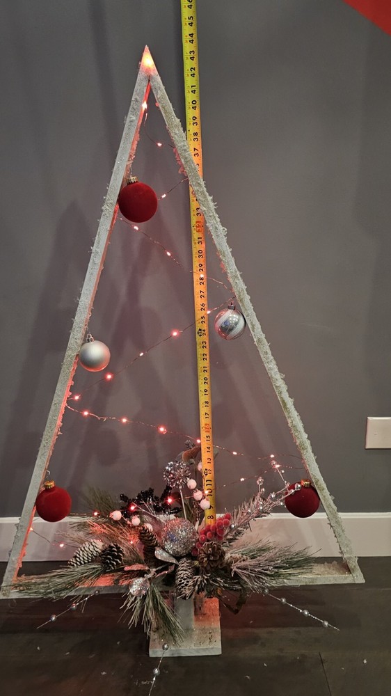 Wodden pine Christmas tree
