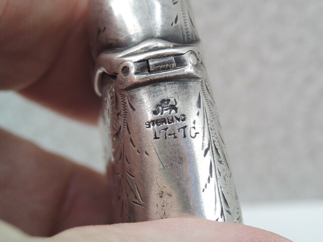 ANTIQUE VICTORIAN GORHAM STERLING SILVER MATCH SAFE