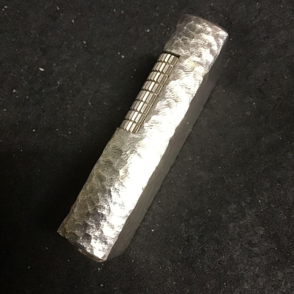 Overhauled Dunhill Rollagas lighter 70 silver with box