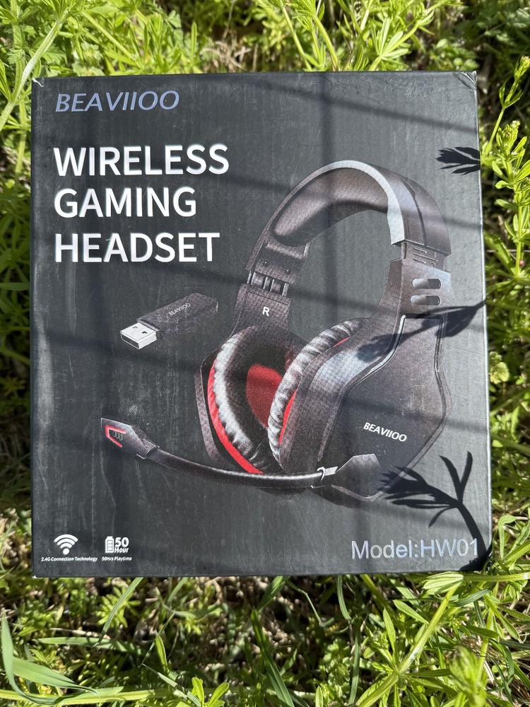 BEAVIIOO  2.4G Wireless Gaming Headset - (HW01)
