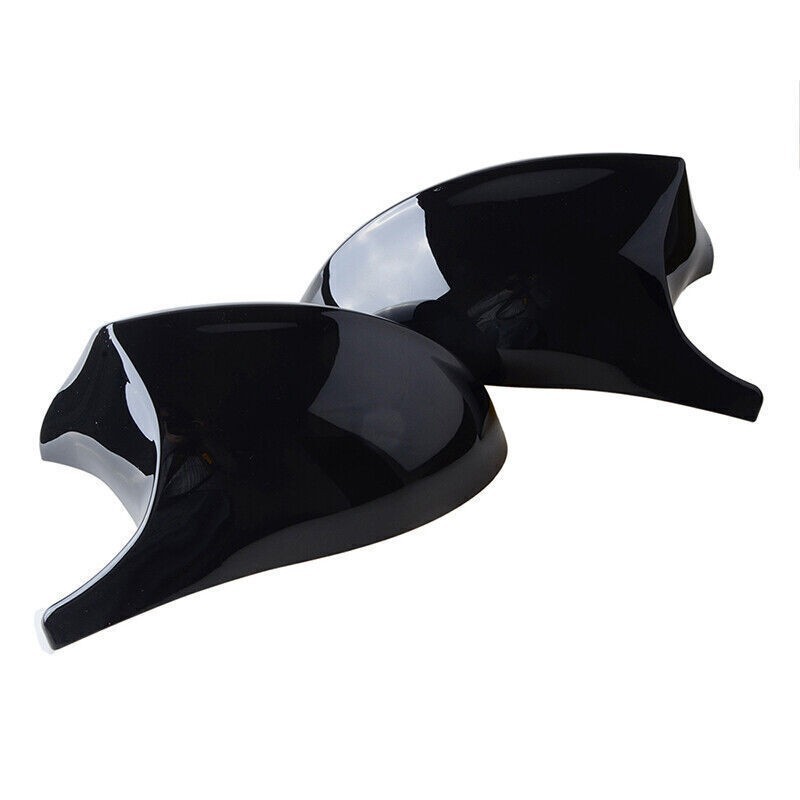 Gloss Black For BMW E90 E91 E92 PRE-LCI M3 Style Side View Mirror Cover Cap PAIR