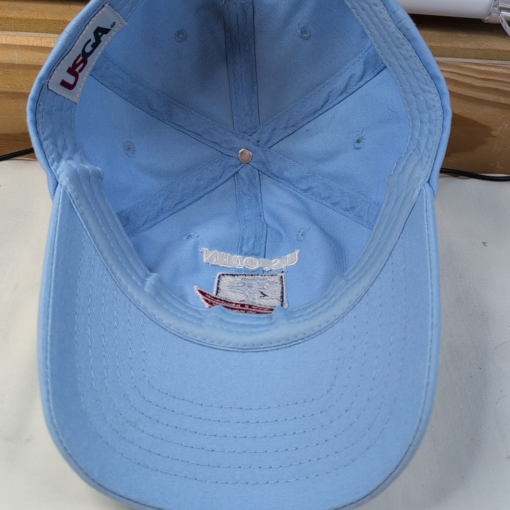 Blue 2019 US Open Pebble Beach Golf USGA Members Strapback Hat Cap
