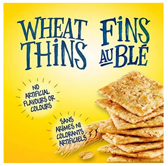 Wheat Thins Vegetable Thins Crackers, 180g (2 Pack)