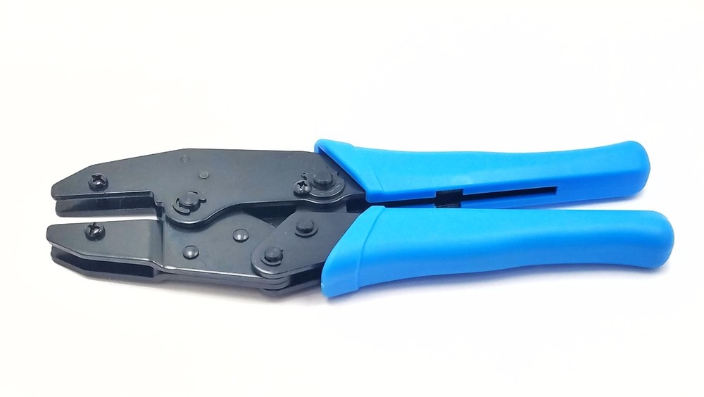 Interchangeable Ratchet Crimping Tool HT-336FM + Dies HT-2W & HT-2E Pin Terminal