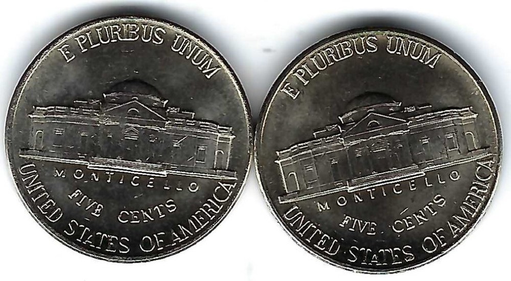 2000-P & D Brilliant Uncirculated Jefferson Nickel Five Cent (Two Coins)!