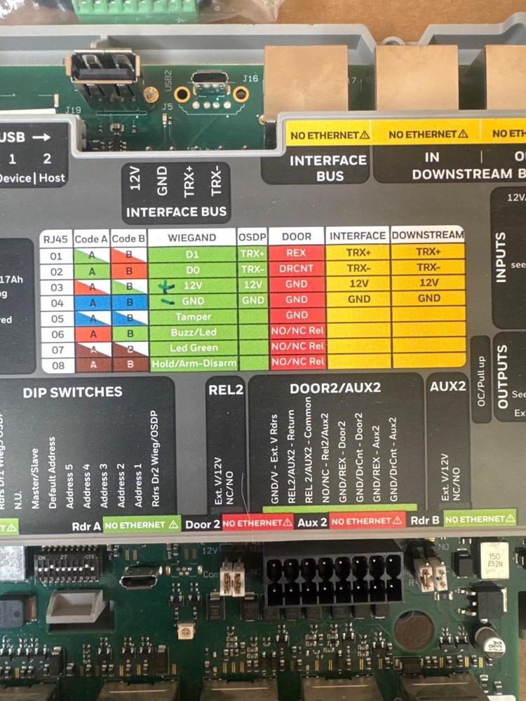 HONEYWELL MPA2 ACCESS CONTROL PANEL (for parts)