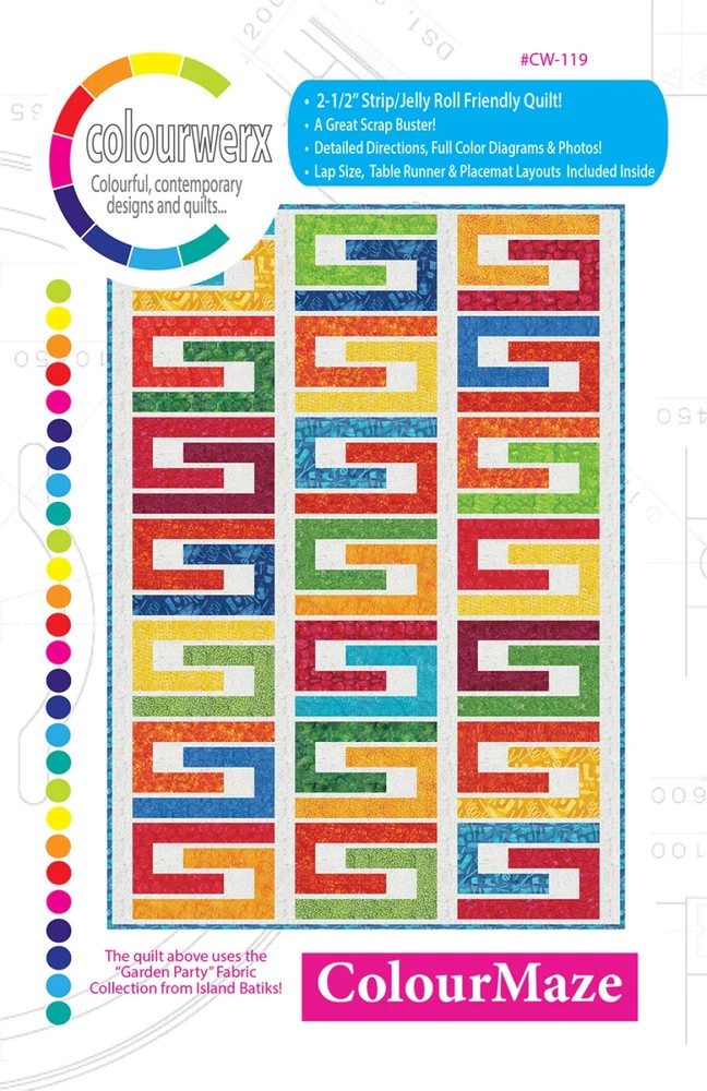 ColourMaze Quilt Pattern by Linda & Carl Sullivan