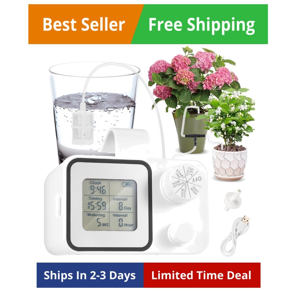Automatic Watering System for 15 Potted Plants