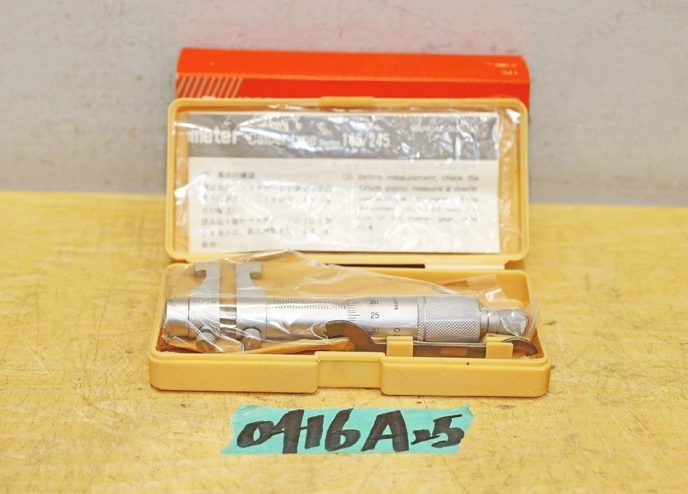 MITUTOYO 145-186 Inside Micrometer IMP-50 Caliper Type Measuring Tool Japan