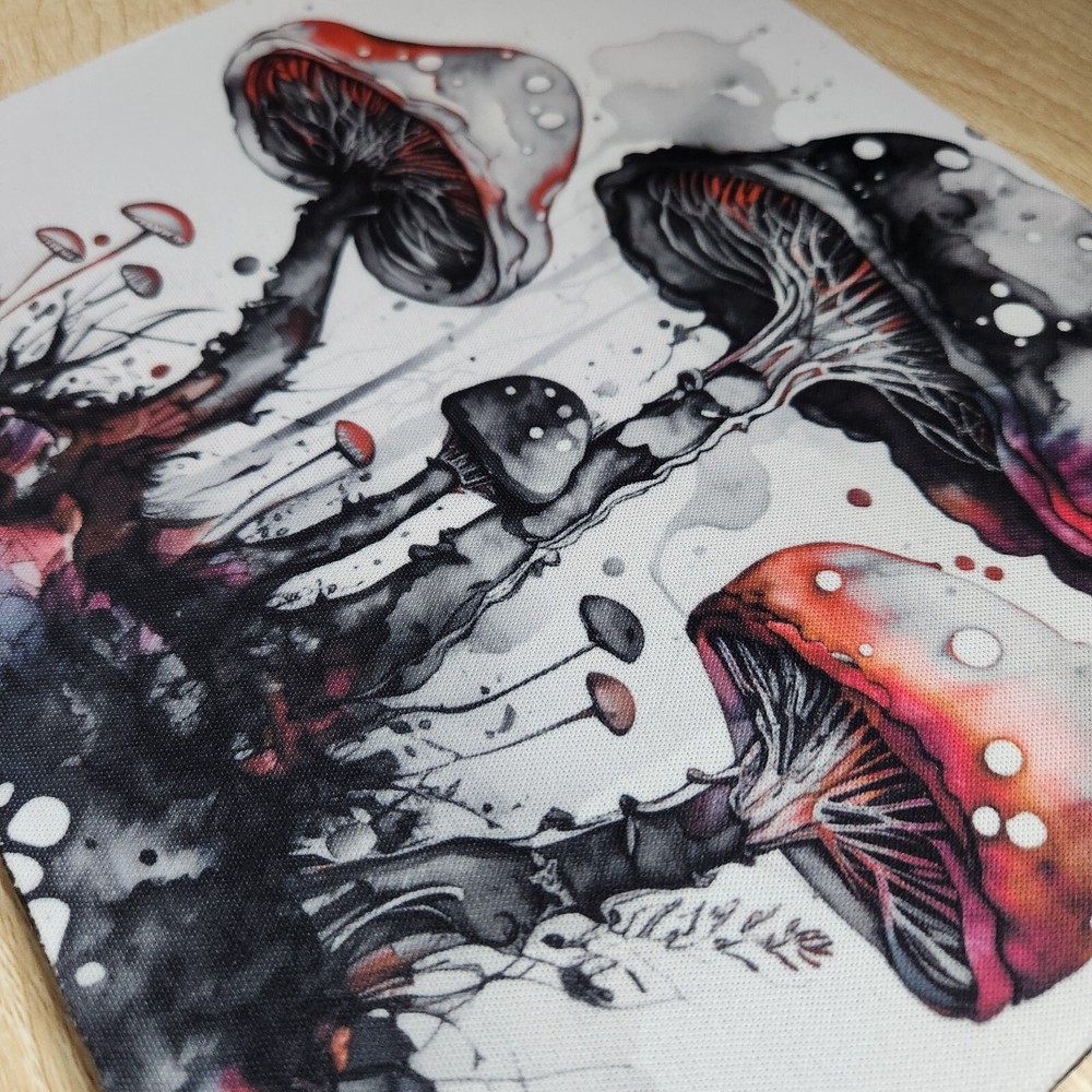 Trippy Mushroom Mouse Pad