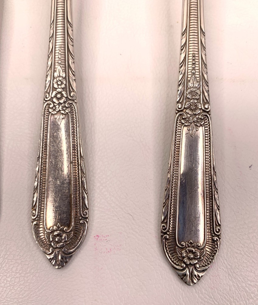 International Cotillion Wm Rogers Silverplate 4 Pc Flatware 1937 Pie Server