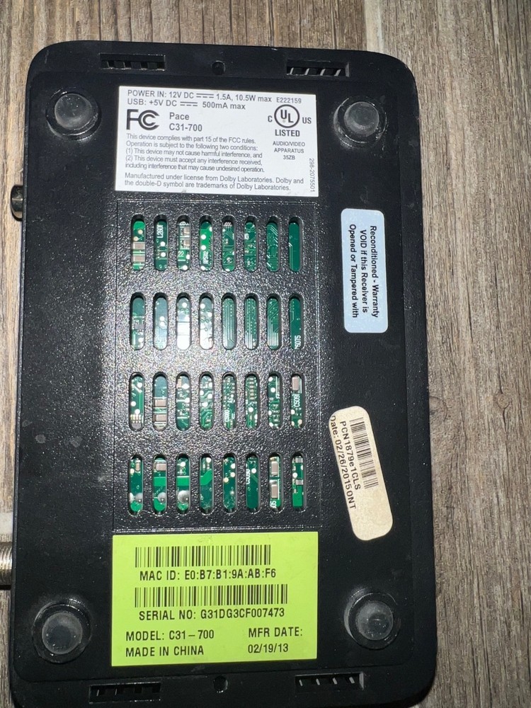 dIRECTV cable box HD great condition C31-700