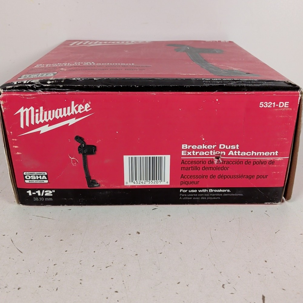 Milwaukee 5321-DE 1-1/2" Breaker Dust Extraction Attachment