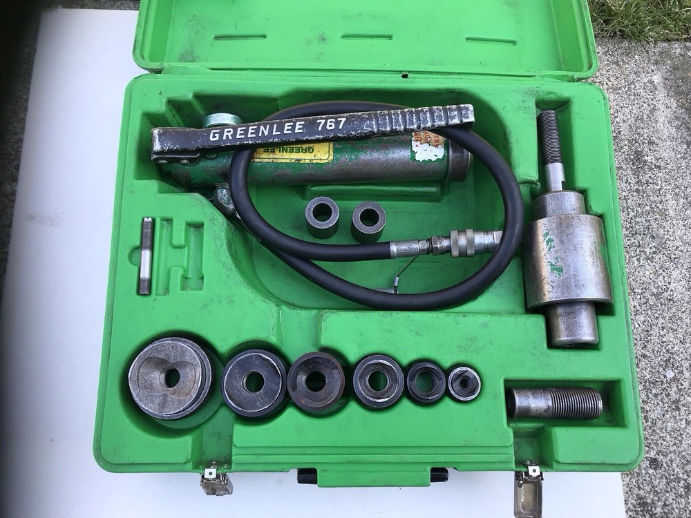 greenlee 767 A  hydraulic knockout punch set