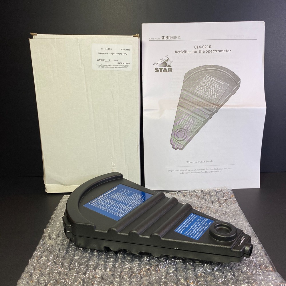 Science First Project Star Precision Handheld Spectrometer for Classrooms School