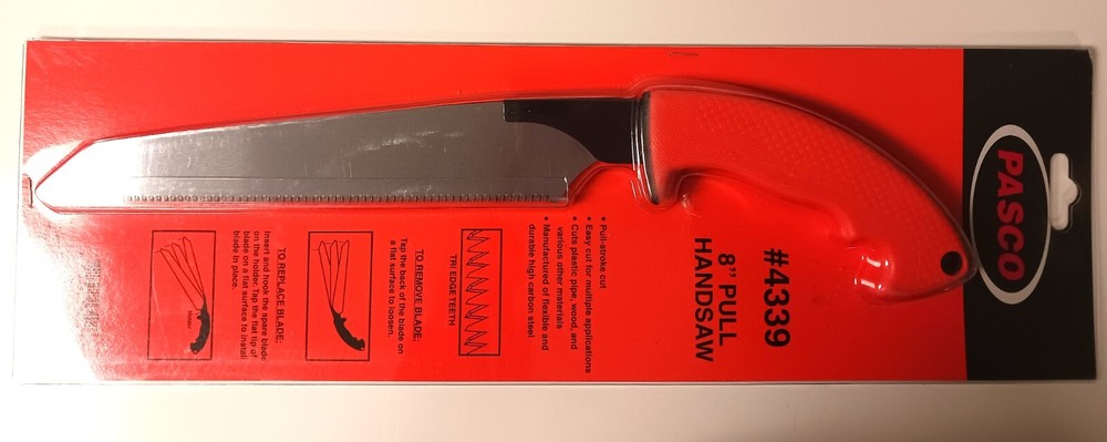 PASCO 4339 Pipe Saw With Blade, 8 in