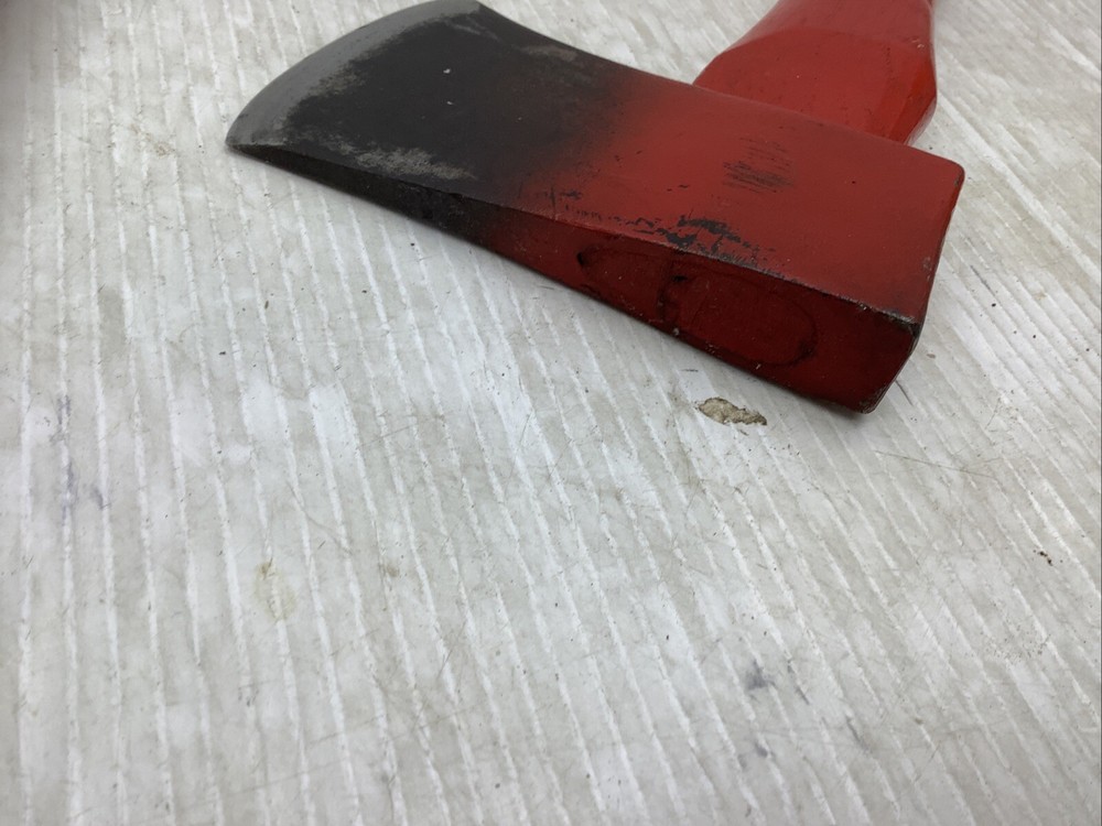 vintage Collins "connie" pattern axe red